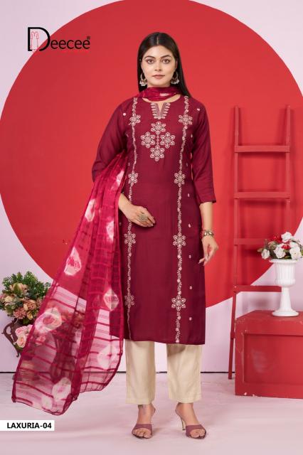 Deecee laxuria branded kurtis wholesaler w rangriti shree biba zara etc
